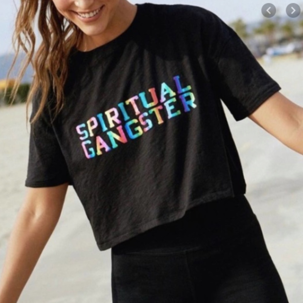 Spiritual gangster S veracruz crop tee t shirt